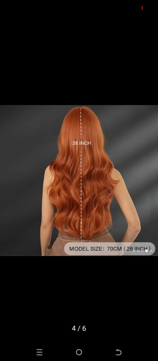 Hürrem Peruk kızıl - Görsel 4