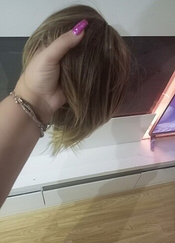 Zara Röfleli kısa peruk 
