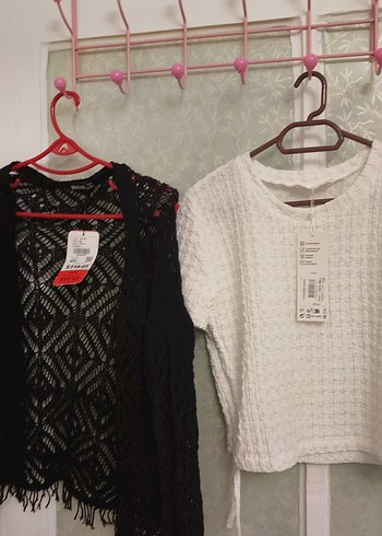 Bayan hırka ve crop - Görsel 2