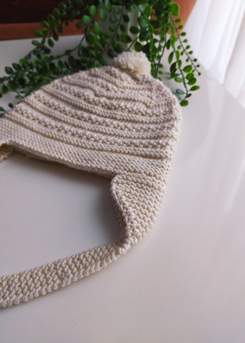 Bohem Stil Bebek Örgü Bere - Görsel 2