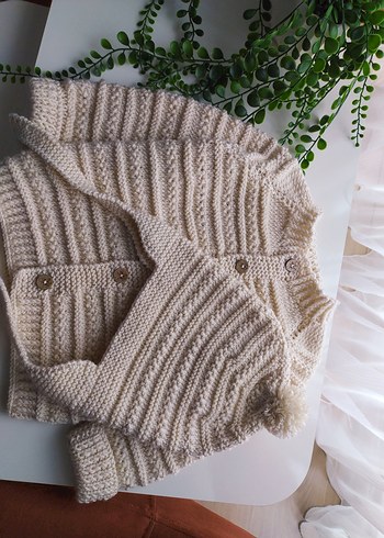 Bohem Stil Bebek Örgü Bere - Görsel 5