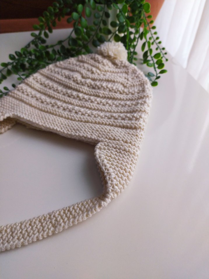 Bohem Stil Bebek Örgü Bere - Görsel 2