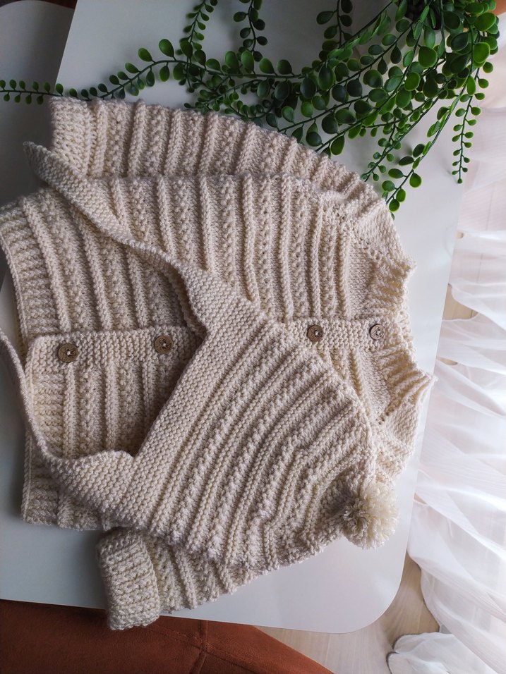 Bohem Stil Bebek Örgü Bere - Görsel 5