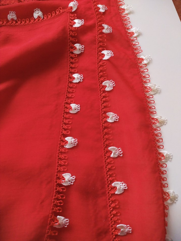 iğne oyası tülbent - Görsel 5