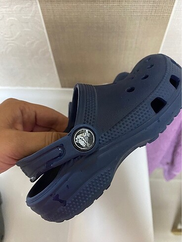 27 Beden lacivert Renk Crocs çocuk terlik