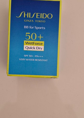 Shiseido Sporlar için Suya Dayanıklı BB Krem SPF50+