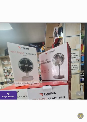 Torima Mini Masa Üstü Kelepçeli Vantilatör
