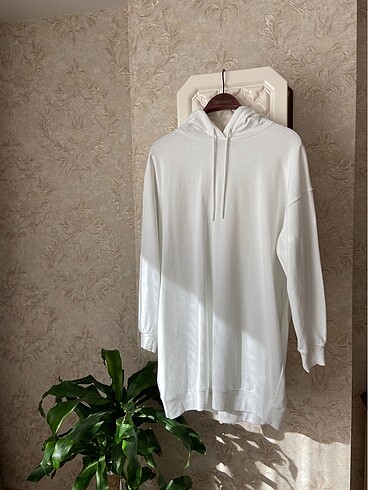 LCW beyaz kapüşonlu beyaz sweatshirt