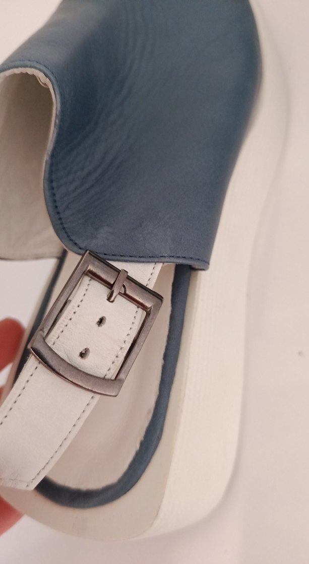 Mavi Kadın Dolgu Topuklu Sandalet - Görsel 5