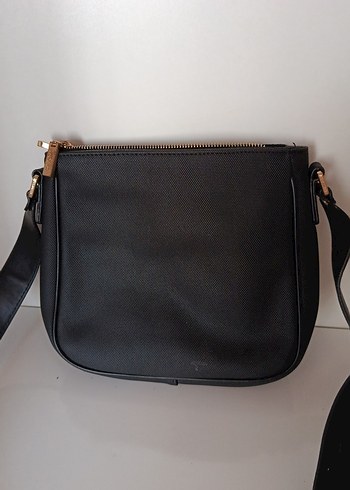 Klasik Siyah Deri Kadın Çanta - Görsel 7