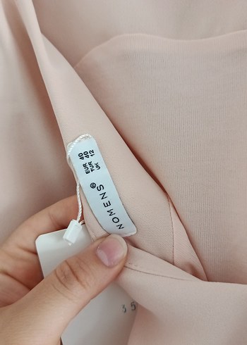 Bej Fırfırlı Straplez Kadın Tulum - Görsel 3