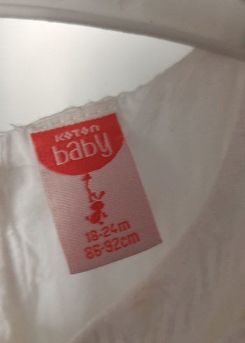 Kız Çocuk Beyaz Keten Kolsuz Elbise - Görsel 3