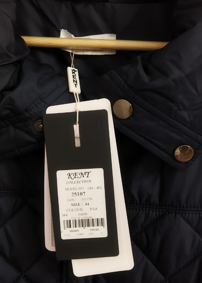 Şişme kapitona yelek tam boy 120 cm göğüs 53 cm - Görsel 2