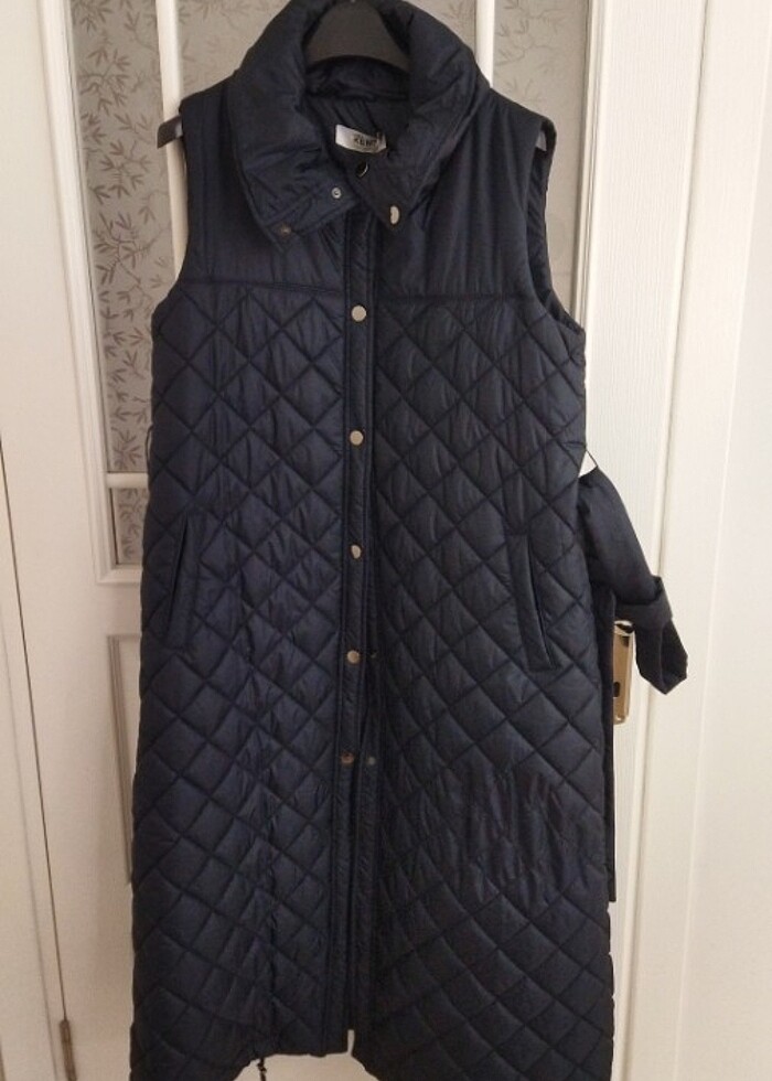 Şişme kapitona yelek tam boy 120 cm göğüs 53 cm - Görsel 4