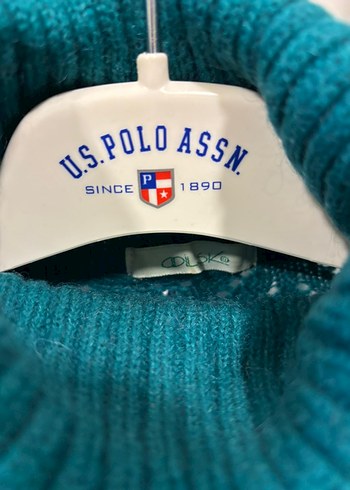 Turkuaz Bohem Kısa Kollu Balıkçı Yaka Kazak - Görsel 3