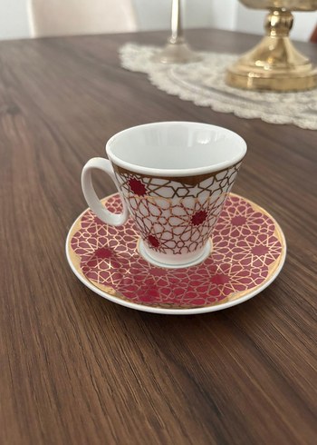 Bordo Desenli 6'lı Fincan Takımı - Görsel 4