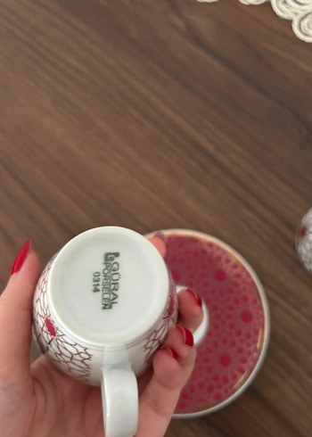 Bordo Desenli 6'lı Fincan Takımı - Görsel 6