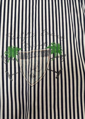 Erkek Çizgili Uzun Kollu Gömlek - Görsel 6