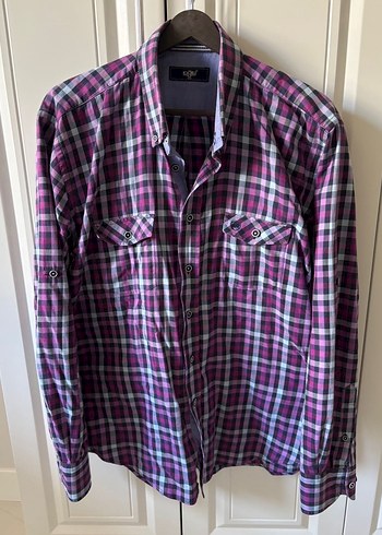 Erkek Çizgili Uzun Kollu Gömlek - Görsel 10