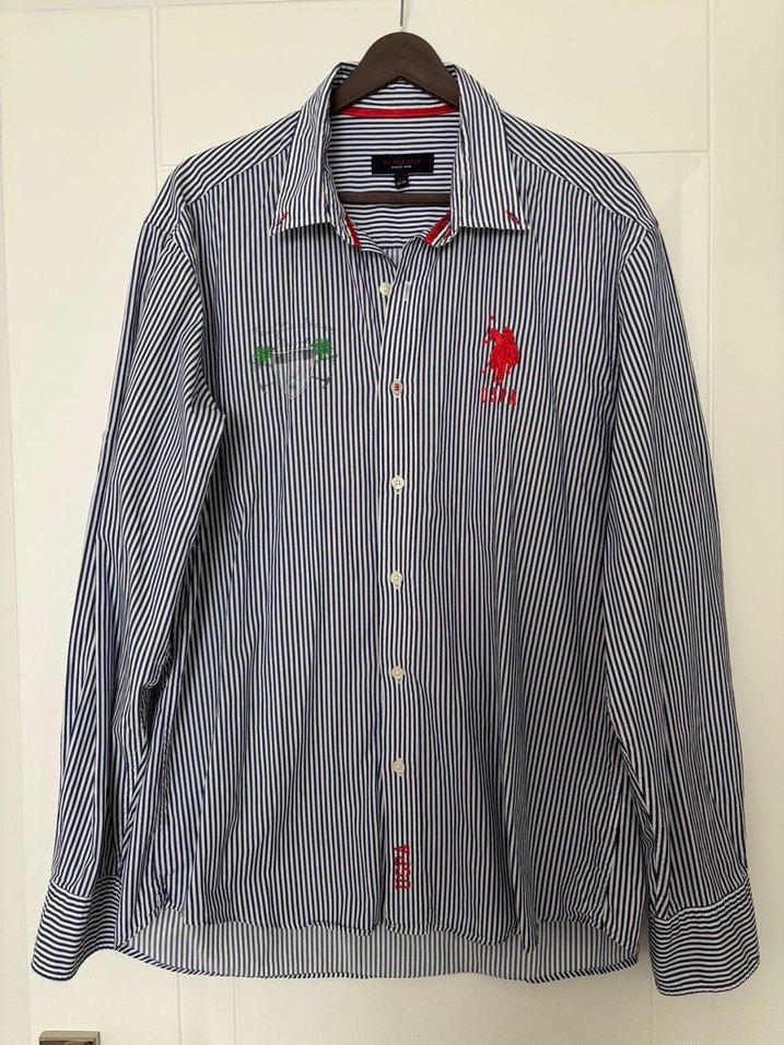 Erkek Çizgili Uzun Kollu Gömlek - Görsel 4