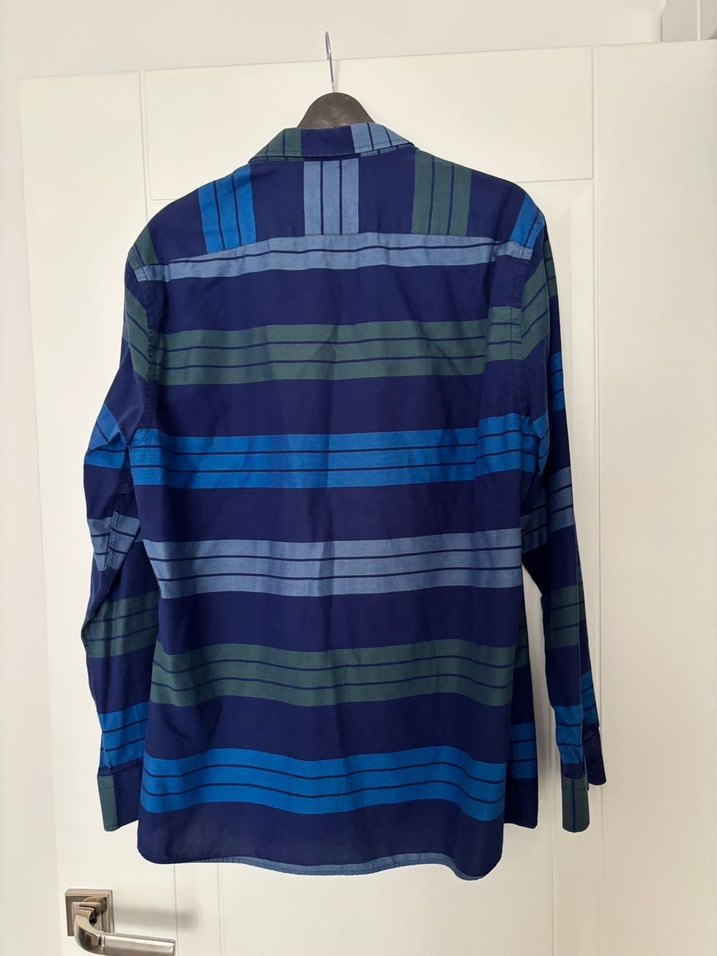 Erkek Çizgili Uzun Kollu Gömlek - Görsel 2