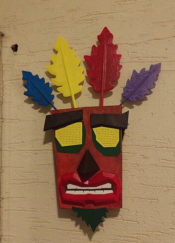 Beden Halloween Aku Aku Maskesi