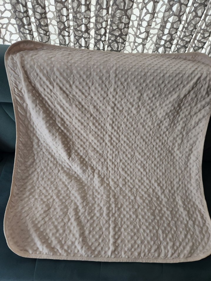 Bebek için beyaz noktalı yumuşak battaniye - Görsel 2