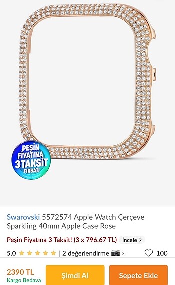 Beden Swarovski Apple Watch Case