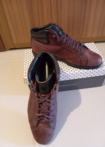 Kahverengi Erkek Deri Bot - Görsel 3