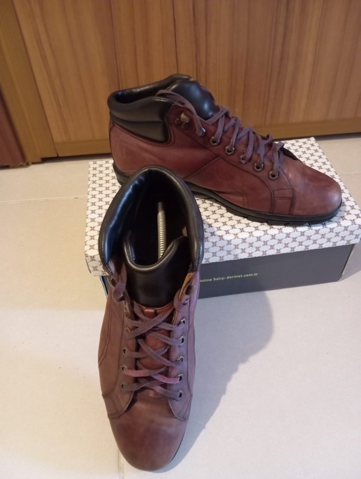 Kahverengi Erkek Deri Bot - Görsel 3