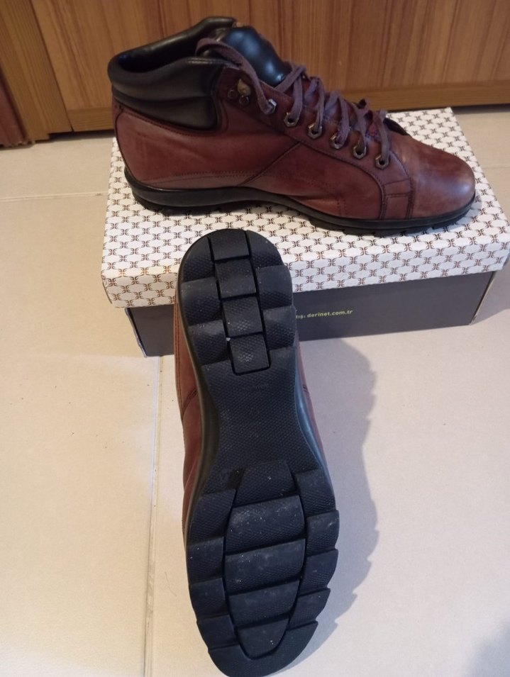 Kahverengi Erkek Deri Bot - Görsel 4