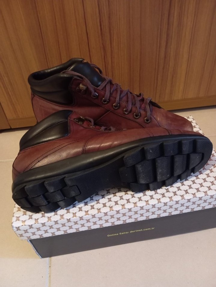 Kahverengi Erkek Deri Bot - Görsel 2