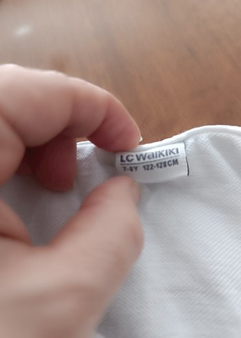 Beyaz Erkek Çocuk Kısa Kollu Polo Tişört - Görsel 3