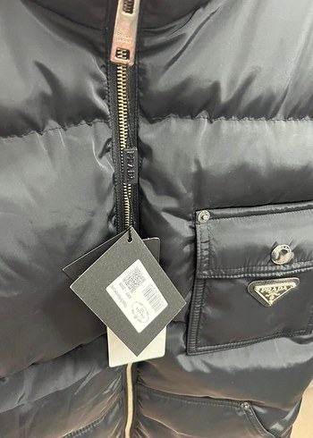 PRADA Siyah Erkek Streetwear Mont - Görsel 2