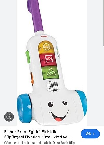 Fisher Price neşeli süpürge 