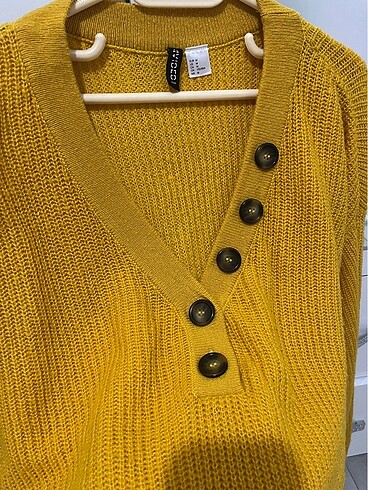 m Beden altın Renk H&M kazak