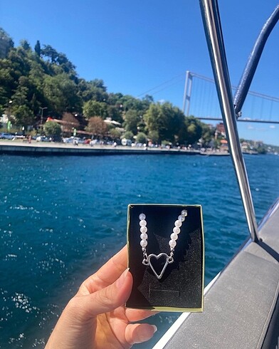 Sheinside İnci kolye modeli