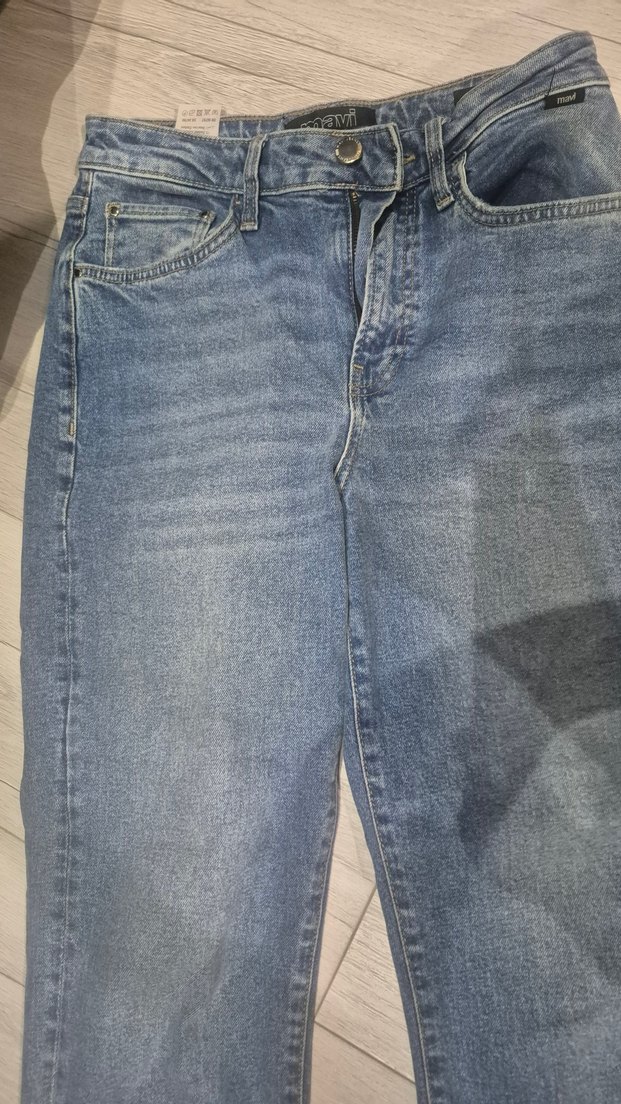 star iconic high rise mom jean - Görsel 5