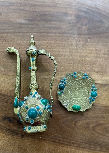 Osmanlı esintili el yapımı minyatür ibrik - Görsel 10