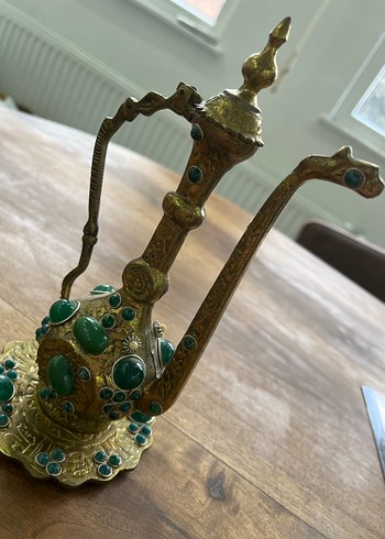 Osmanlı esintili el yapımı minyatür ibrik - Görsel 8