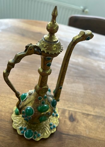 Osmanlı esintili el yapımı minyatür ibrik - Görsel 3