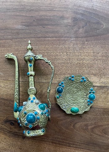 Osmanlı esintili el yapımı minyatür ibrik - Görsel 5