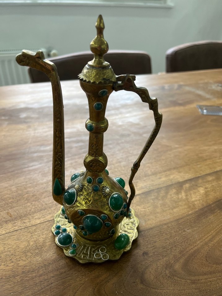 Osmanlı esintili el yapımı minyatür ibrik - Görsel 2