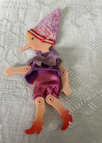American Vintage Vintage Eklemli Akrilik Pinokyo Buratino Hareketli Figur