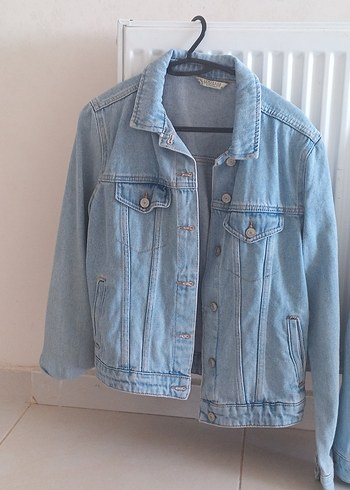LC Waikiki Mavi Pastel Kadın Denim Ceket