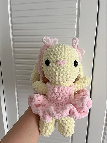 Peluş Örgü Bunny Tavşan