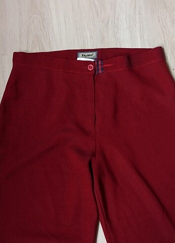 40 Beden bordo Renk Koyu kırmızı kumaş pantolon 