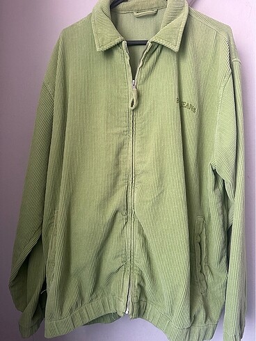 fıstık yeşili oversize unisex ceket