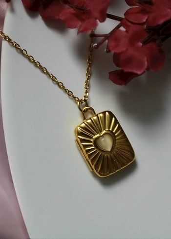 Uzun Parlak Altın Zincir Kolye - Görsel 2