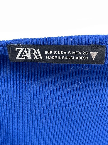 s Beden lacivert Renk Zara Bluz %70 İndirimli.
